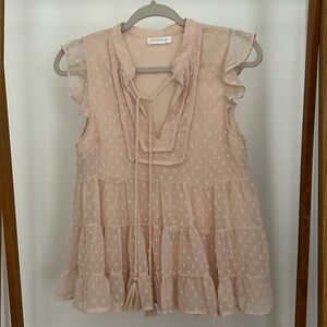 Light pink Vestique blouse. Worn once.